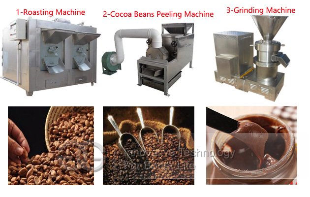 cocoa bean processing machine