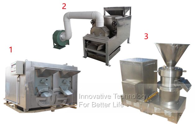 cocoa bean processing machine