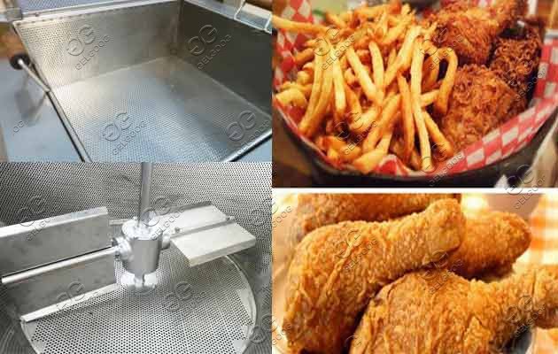 commercial gas fryer machine