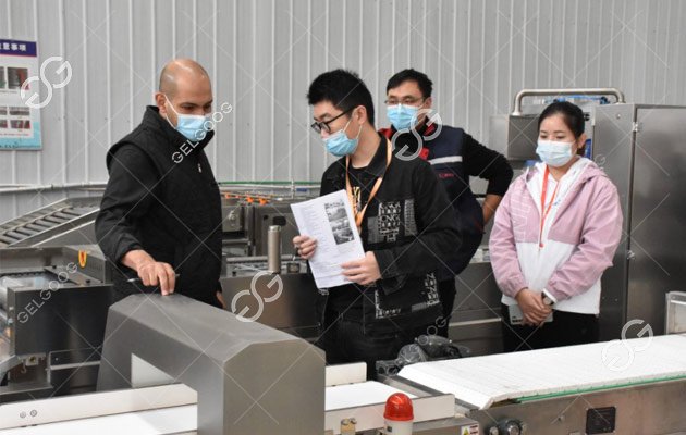 The Installation Team of Fruit Vegetable Processing Solution Project Set Off