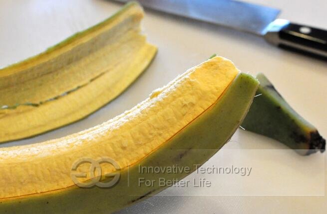 peeling banana