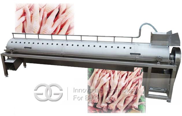 chicken feet skin peeler machine