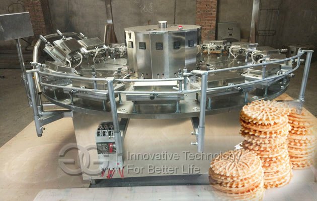 round waffles making machine
