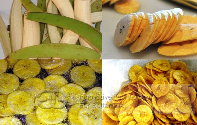 plantain chips production