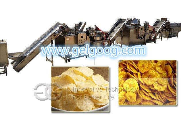 full automatic banana chips making machine