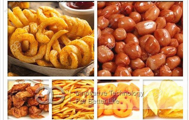 potato chips batch fryer