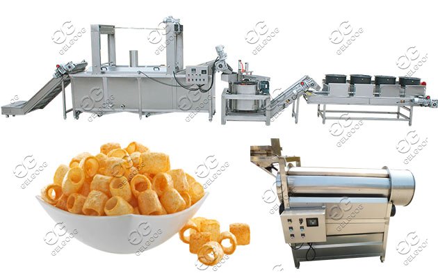 pellet chips frying line