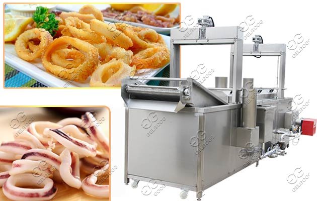 calamari frying machine