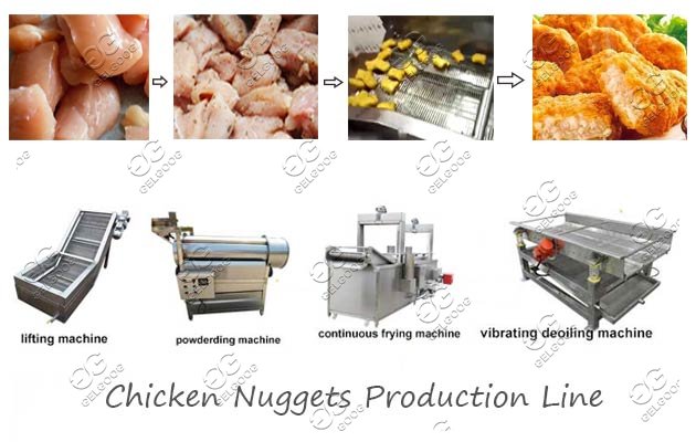 commercial nuggets making machine