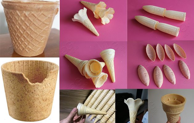 ice  cream wafer cone making machine