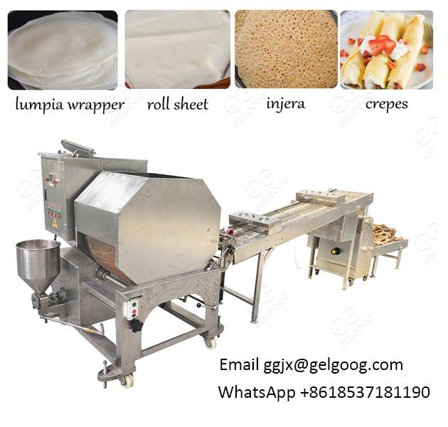spring roll wrapper making machine