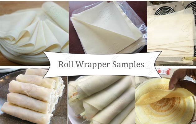 spring roll skin making machine