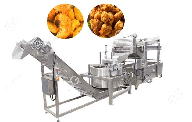 breadcrumb seafood frying machine