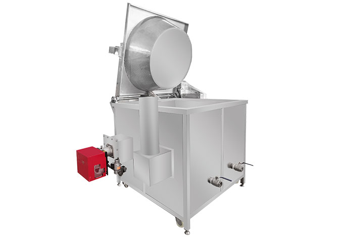 round pan frying machine