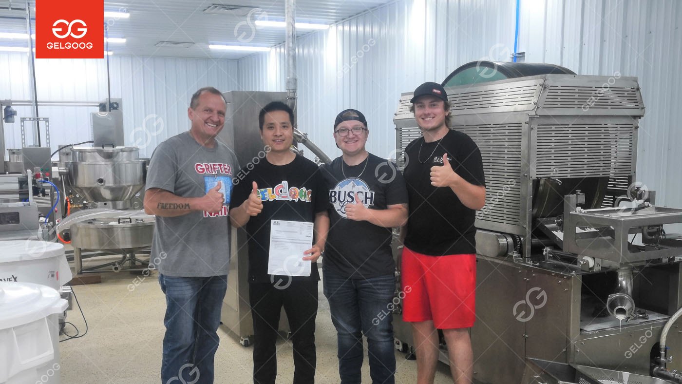 Spring Roll Production Line Successfully Running in USA