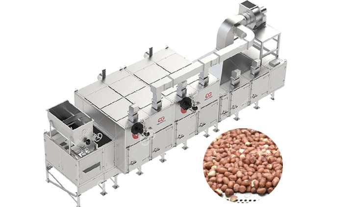 Continuous Peanut Roasting Machine