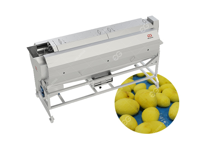 Brush Roller Potato Washing Peeling Machine 