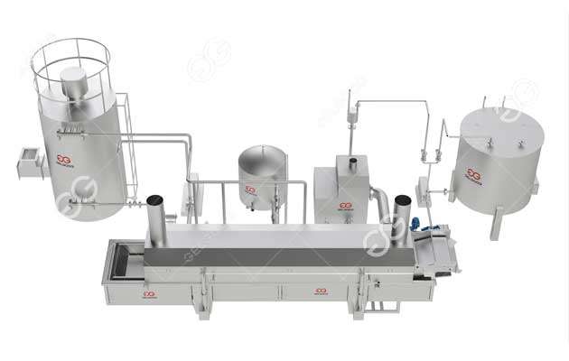 Continuous Frying Solution For fried shallots