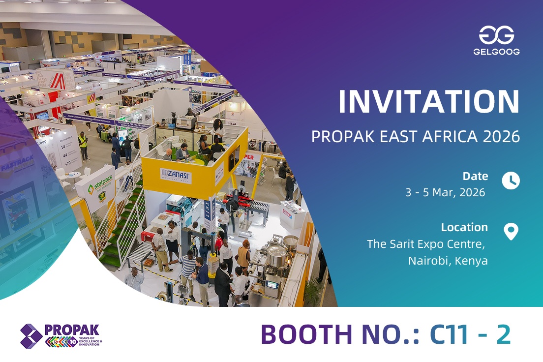GELGOOG to Exhibit at PROPAK EAST AFRICA 2026
