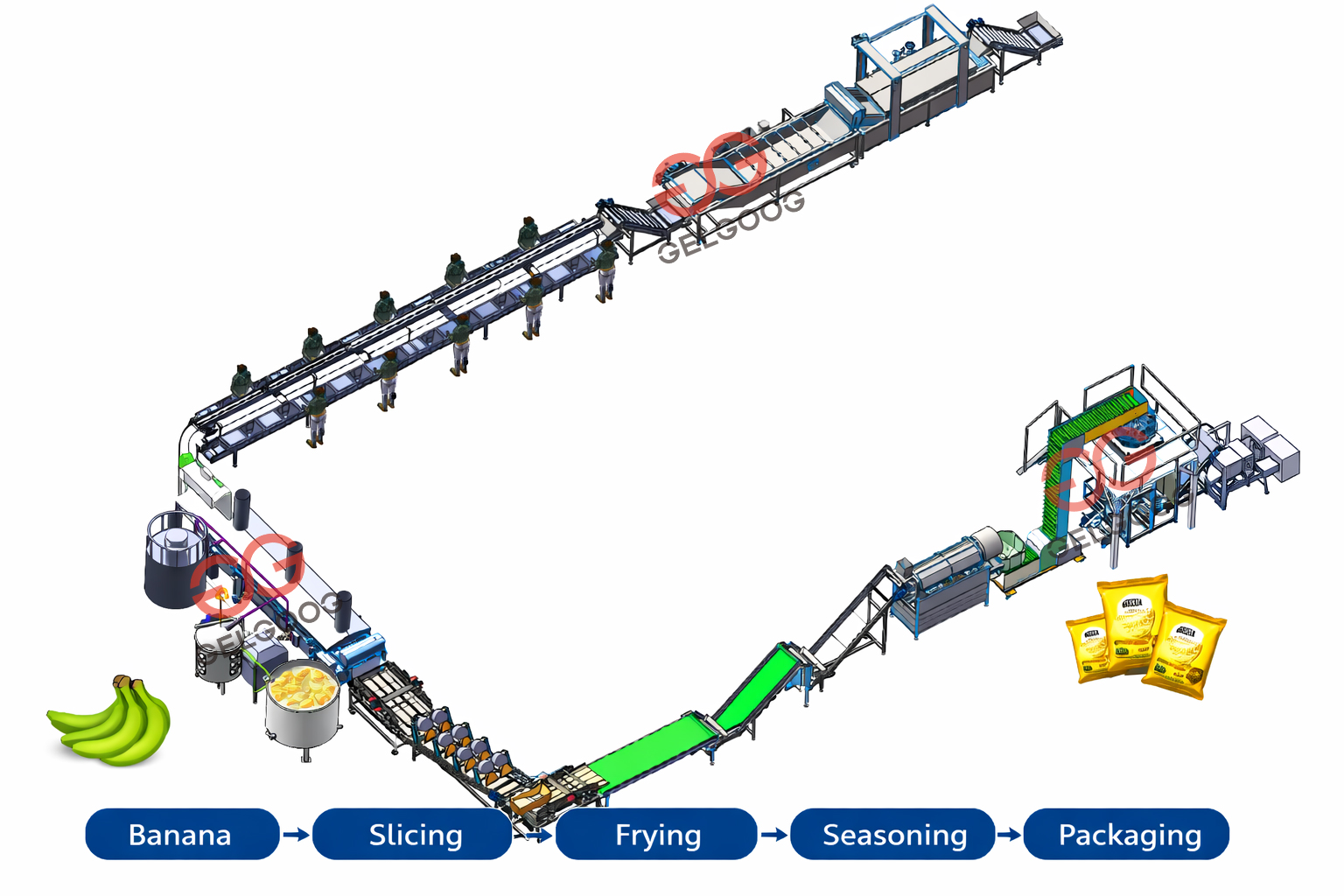 Banana Chips Production Line Cost – Complete Factory Investment & ROI Guide