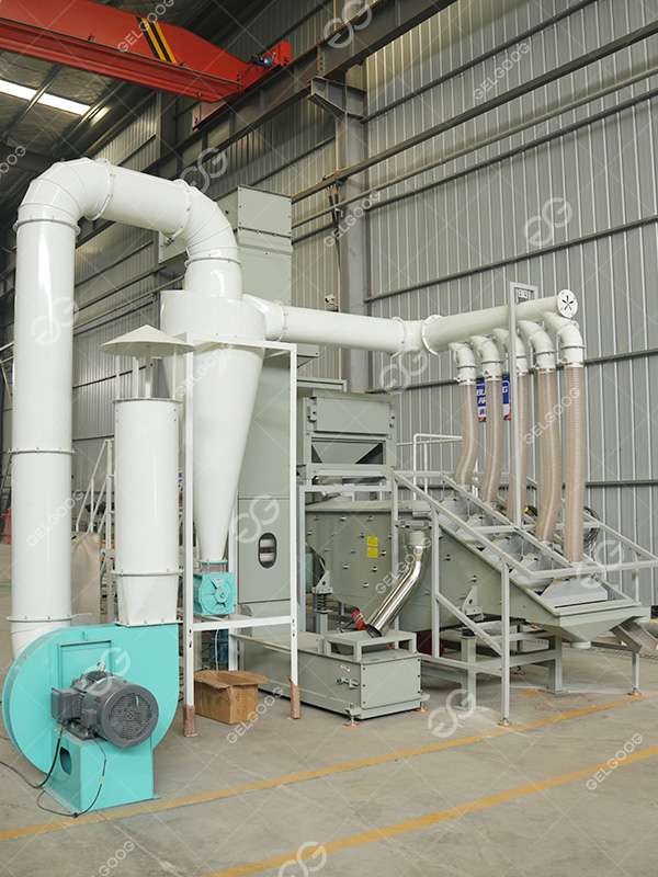 Working Principle of Cocoa Bean Peeling